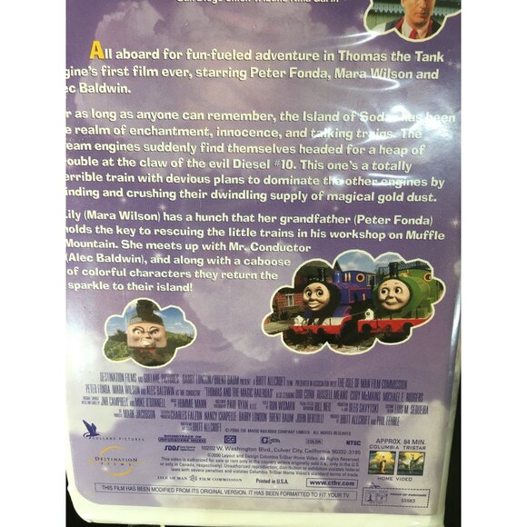 Thomas and The Magic Railroad VHS Tape 2000 - Picture 7 of 16